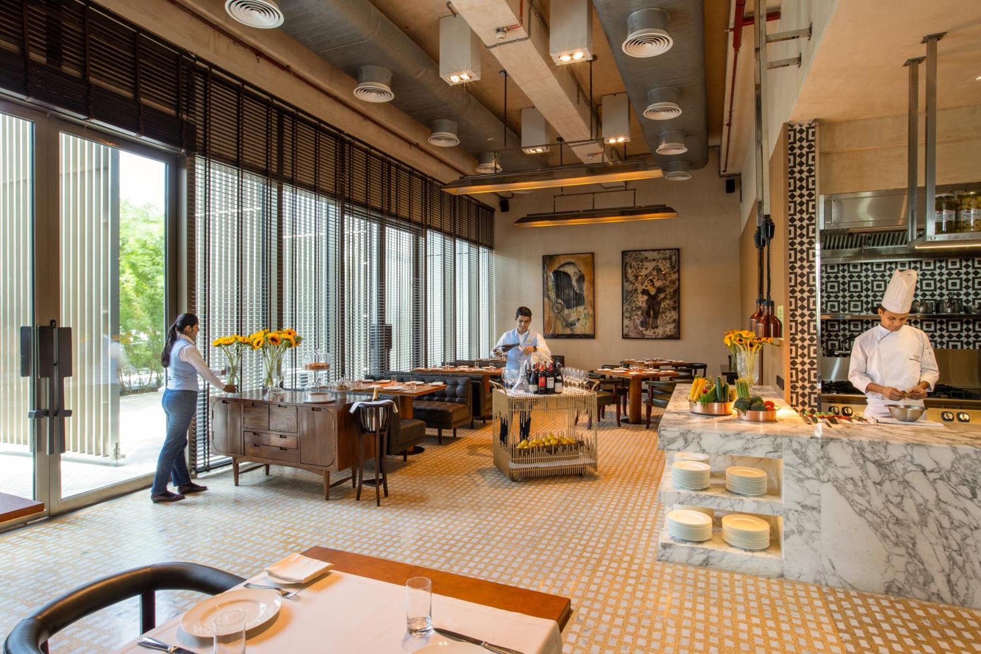 Grand Hyatt Gurgaon Hotell Exteriör bild